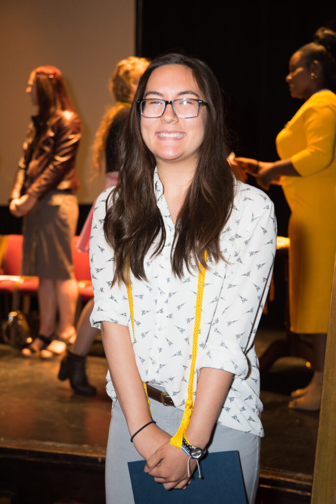 Jessica Doernte at WP graduation